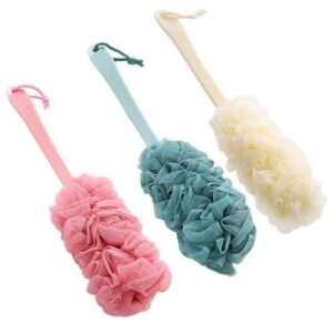Bath Shower Scrubber Handle Bat Bath Puff