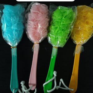 Bath Shower Scrubber Long Hangle Bath Flower Puff