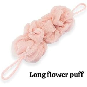Bath Shower Scrubber Long Bath Flower Puff